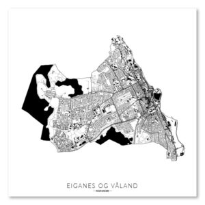Eiganes og Våland klassisk kart