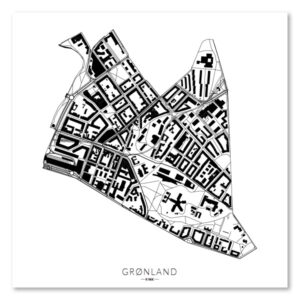 Grønland klassisk kart